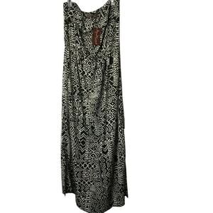 Speed Control NY SUMMER CRUISE Strapless Dress Black & White Geometric Size 1X